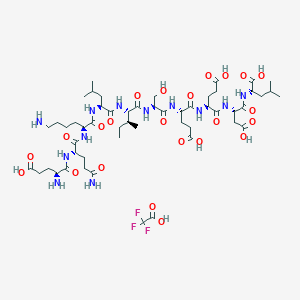 molecular formula C53H87F3N12O23 B10825705 c-Myc Peptide Trifluoroacetate 