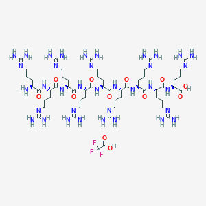 molecular formula C56H111F3N36O12 B10825709 (Arg)9 TFA salt 