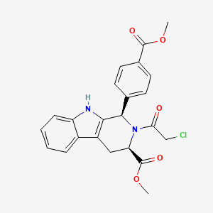 molecular formula C23H21ClN2O5 B10825766 (1R,3R)-Rsl3 