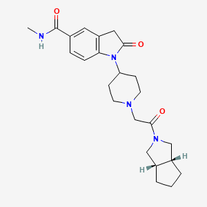 1-(1-{2-[(3aR,6aS)-hexahydrocyclopenta[c]pyrrol-2(1H)-yl]-2-oxoethyl}piperidin-4-yl)-N-methyl-2-oxoindoline-5-carboxamide