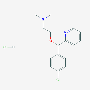 molecular formula C16H20Cl2N2O B10825866 Carbinoxamine hydrochloride CAS No. 6033-93-8