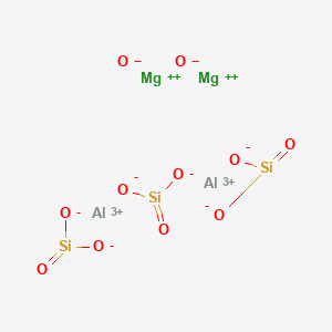 molecular formula Al2Mg2O11Si3 B10825874 Silodrate anhydrous CAS No. 128023-88-1