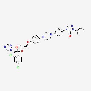 molecular formula C35H38Cl2N8O4 B10825917 Orungal 