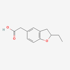 molecular formula C12H14O3 B10825923 Furofenac CAS No. 200959-05-3