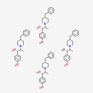 4-[2-(4-benzylpiperidin-1-yl)-1-hydroxypropyl]phenol