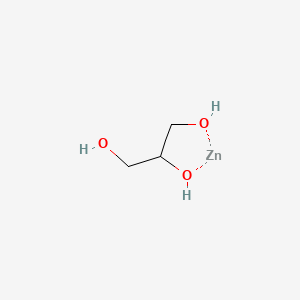 molecular formula C3H8O3Zn B10825972 Glyzinc CAS No. 87189-24-0