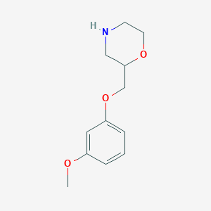 2-((3-Methoxyphenoxy)methyl)morpholine