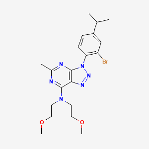 [3-(2-Bromo-4-isopropyl-phenyl)-5-methyl-3H-[1,2,3]triazolo[4,5-d]pyrimidin-7-yl]-bis-(2-methoxy-ethyl)-amine