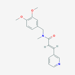 molecular formula C18H20N2O3 B10826061 43Kjv42jga CAS No. 785046-87-9