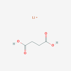 molecular formula C4H6LiO4+ B108261 Lithium;butanedioic acid CAS No. 16090-09-8