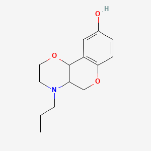 molecular formula C14H19NO3 B10826121 4-Propyl-3,4,4a,10b-tetrahydro-2h,5h-chromeno[4,3-b][1,4]oxazin-9-ol CAS No. 315209-11-1