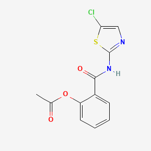 2-(Acetyloxy)-N-(5-chloro-2-thiazolyl)benzamide