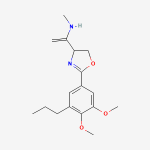 1-[2-(3,4-dimethoxy-5-propylphenyl)-4,5-dihydro-1,3-oxazol-4-yl]-N-methylethenamine