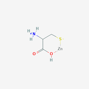 2-azaniumyl-3-hydroxy-3-oxopropane-1-thiolate;zinc