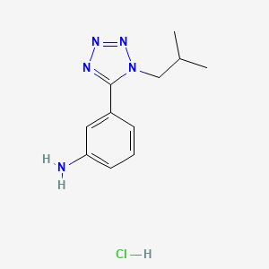 5-(m-Aminophenyl)-1-isobutyl-1H-tetrazole hydrochloride