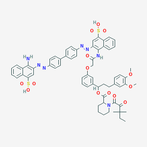 molecular formula C64H63N7O14S2 B10826305 Slf-CR 