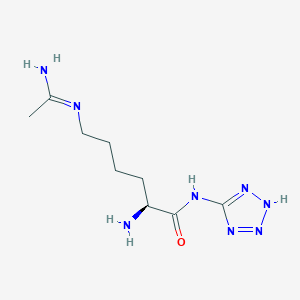 molecular formula C9H18N8O B10826346 L-Nil-TA CAS No. 179337-79-2