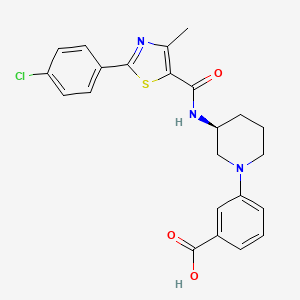 molecular formula C23H22ClN3O3S B10826424 CB5UF7Pnn7 CAS No. 876145-69-6