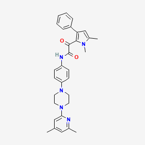 molecular formula C31H33N5O2 B10826431 Gxg8RE2C2M CAS No. 1192720-23-2