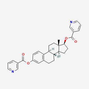 molecular formula C30H30N2O4 B10826436 Estradiol-dinicate 