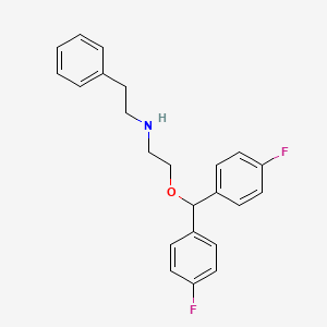 N-[2-[bis(4-fluorophenyl)methoxy]ethyl]-2-phenylethanamine