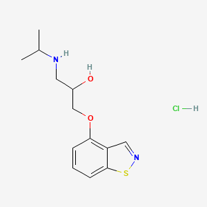 4-(2-Hydroxy-3-isopropylaminopropoxy)-1,2-benzisothiazole monohydrochloride