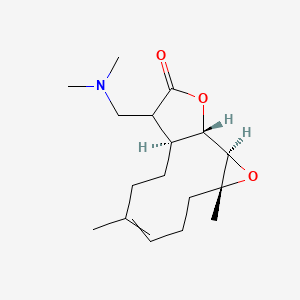 molecular formula C17H27NO3 B10826480 Dimethylaminoparthenolide 