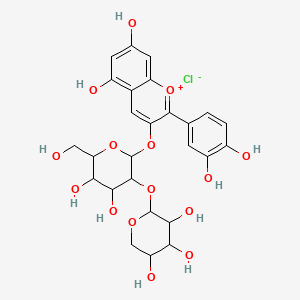 molecular formula C26H29ClO15 B10826557 Cyanidin 3-sambubioside 