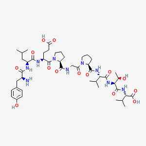 molecular formula C46H71N9O14 B10826572 Ovemotide CAS No. 181477-91-8