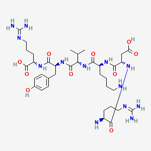 molecular formula C36H61N13O10 B10826580 Imunofan 