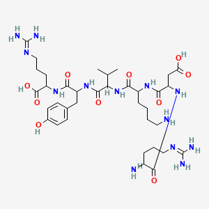 H-DL-Arg-DL-Asp-DL-Lys-DL-Val-DL-Tyr-DL-Arg-OH