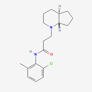 molecular formula C18H25ClN2O B10826633 Rodocaine CAS No. 39489-97-9