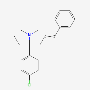 3-(4-chlorophenyl)-N,N-dimethyl-6-phenylhex-5-en-3-amine