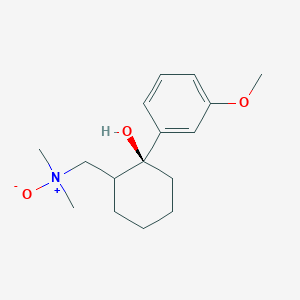 1-[(2S)-2-hydroxy-2-(3-methoxyphenyl)cyclohexyl]-N,N-dimethylmethanamine oxide