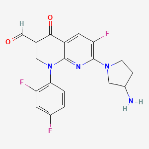 molecular formula C19H15F3N4O2 B10826823 Protosufloxacin 