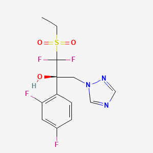 1H-1,2,4-Triazole-1-ethanol, alpha-(2,4-difluorophenyl)-alpha-((ethylsulfonyl)difluoromethyl)-, (alphaR)-