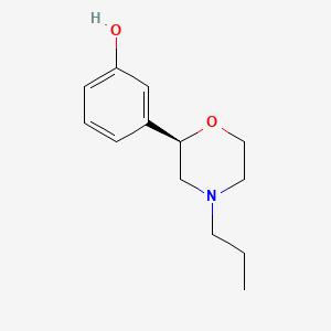 molecular formula C13H19NO2 B10826912 (R)-3-(4-propylmorpholin-2-yl)phenol CAS No. 547770-05-8