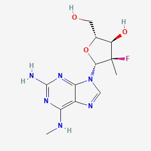 molecular formula C12H17FN6O3 B10826972 Hcv-IN-31 