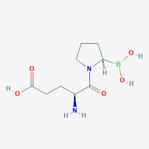 (S)-4-amino-5-((R)-2-boronopyrrolidin-1-yl)-5-oxopentanoic acid