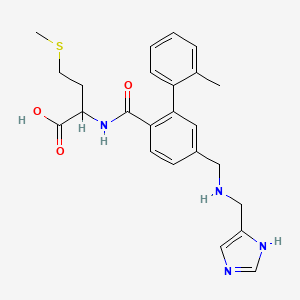 2-[[4-[(1H-imidazol-5-ylmethylamino)methyl]-2-(2-methylphenyl)benzoyl]amino]-4-methylsulfanylbutanoic acid