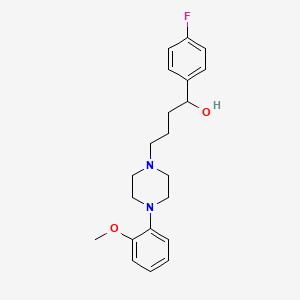 molecular formula C21H27FN2O2 B10827060 Anisopirol CAS No. 13382-33-7