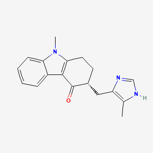 molecular formula C18H19N3O B10827090 Galdansetron CAS No. 116684-92-5