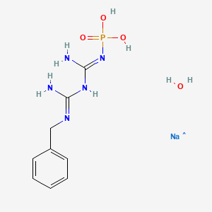 molecular formula C9H16N5NaO4P B10827101 CID 168012651 