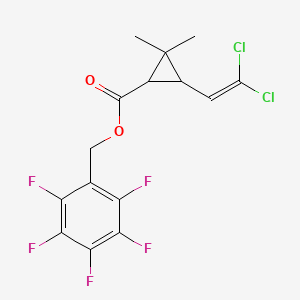 2,3,4,5,6-Pentafluorobenzyl 3-(2,2-dichlorovinyl)-2,2-dimethylcyclopropanecarboxylate