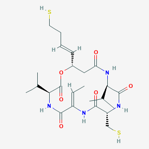 molecular formula C24H38N4O6S2 B10827264 Romidepsin reduced CAS No. 390745-19-4