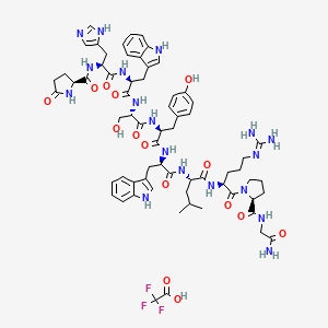 molecular formula C66H83F3N18O15 B10827284 Triptorelin (trifluoroacetate salt) 