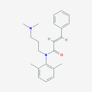 molecular formula C22H28N2O B108273 N-(3-(Dimethylamino)propyl)-2',6'-dimethylcinnamanilide CAS No. 18095-74-4