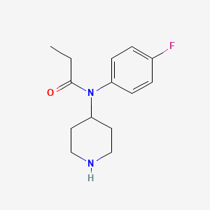 molecular formula C14H19FN2O B10827362 para-fluoro Norfentanyl 