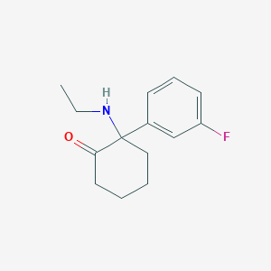 molecular formula C14H18FNO B10827374 Fluorexetamine 