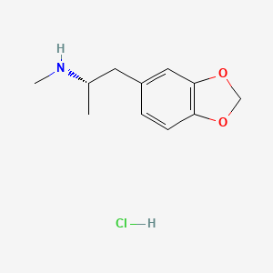 molecular formula C11H16ClNO2 B10827444 (S)-(+)-MDMA Hydrochloride CAS No. 69558-32-3